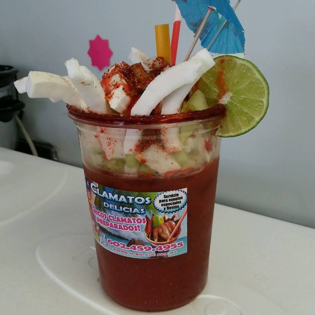 Clamatos Delicias | restaurant | 4098 N 35th Ave, Phoenix, AZ 85017, USA | 6024594955 OR +1 602-459-4955