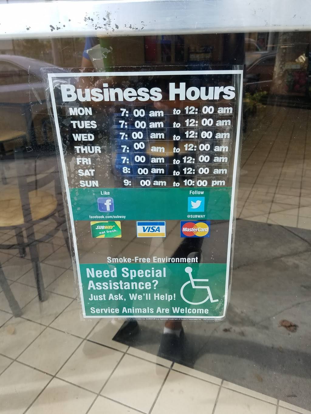 Subway Restaurants | restaurant | 917 W 41st St, Miami Beach, FL 33140, USA | 3056736324 OR +1 305-673-6324