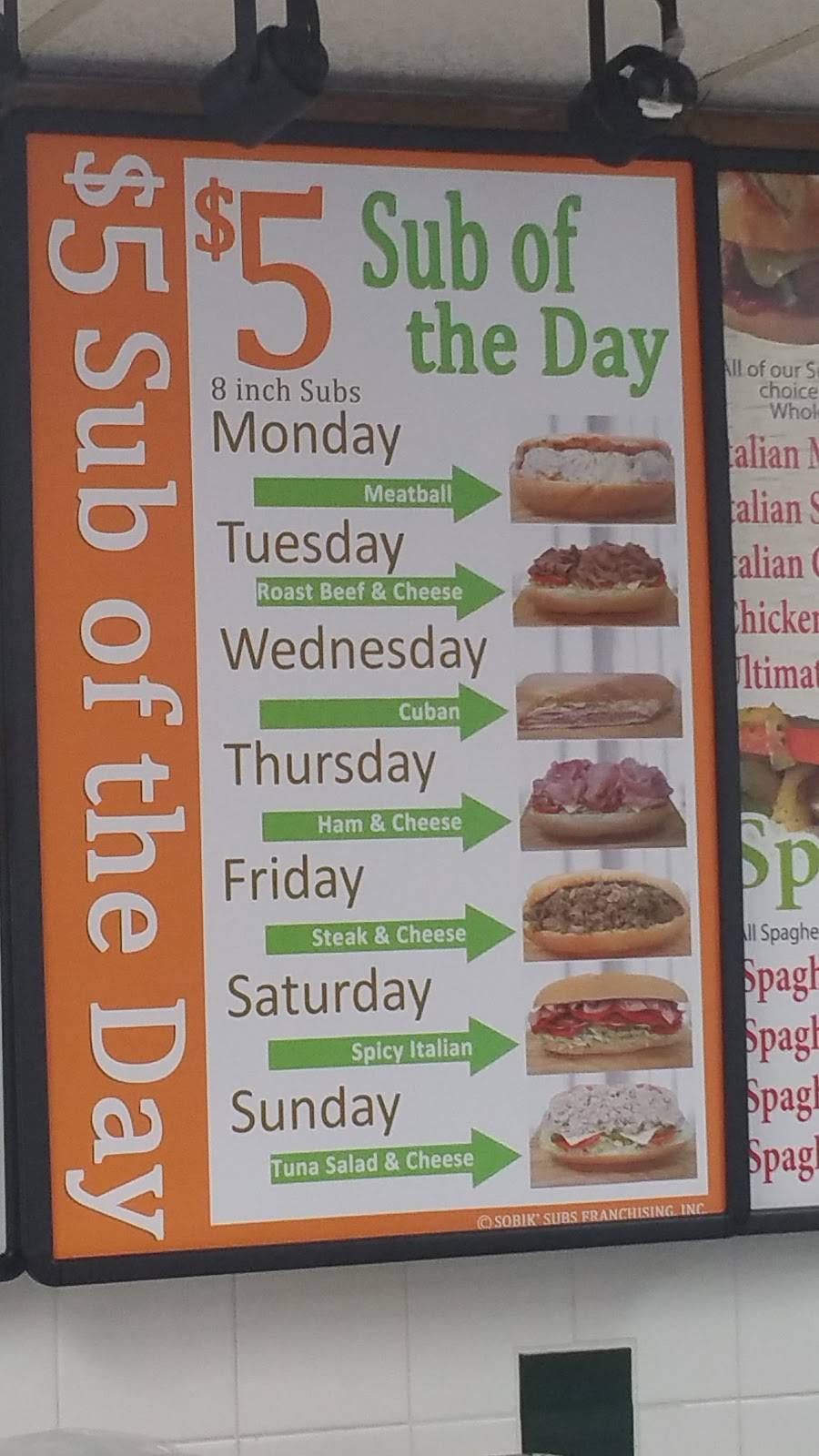 Sobiks Subs & Wing Way | meal takeaway | 247 W Main St, Apopka, FL 32703, USA | 4078860551 OR +1 407-886-0551