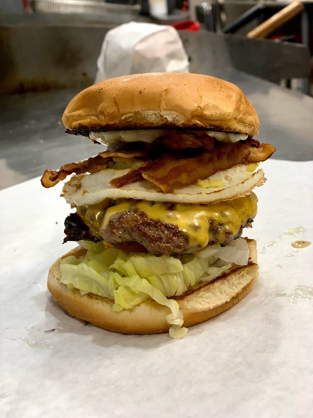 Batata homemade burger | restaurant | inside Mobil Gas Station Store, 8911 S Orange Blossom Trail, Orlando, FL 32809, USA | 4078572841 OR +1 407-857-2841