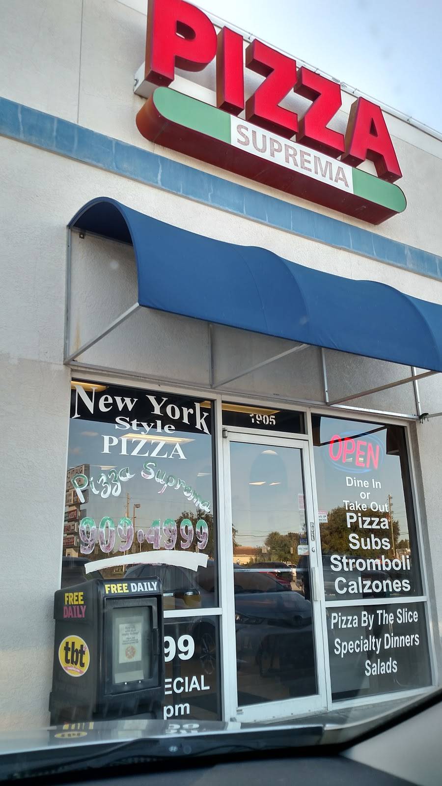 Pizza Suprema | restaurant | 1905 Collier Pkwy, Lutz, FL 33549, USA | 8139094999 OR +1 813-909-4999