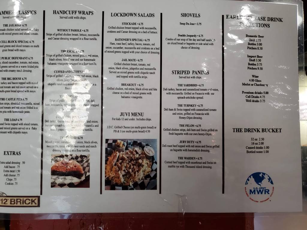 The 12th Brick Grille | restaurant | 310 McPherson Ave, Fort Leavenworth, KS 66027, USA | 9136842293 OR +1 913-684-2293