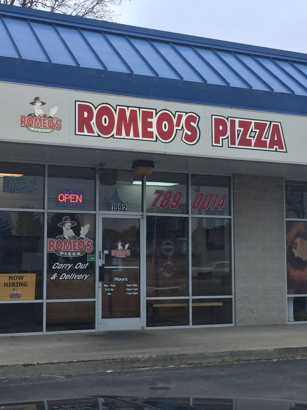 Romeos Pizza | restaurant | 1992 Hard Rd, Dublin, OH 43235, USA | 6147890014 OR +1 614-789-0014