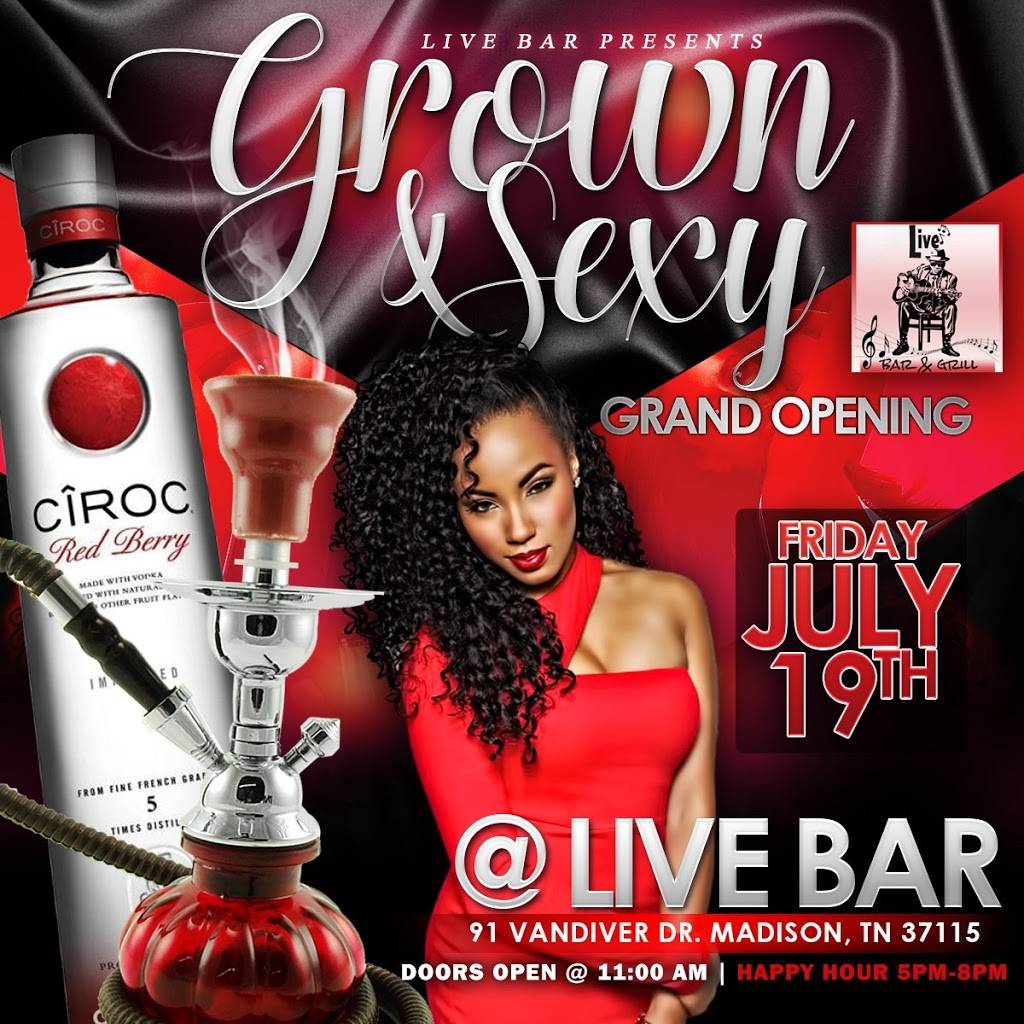 Live Bar & Grill | night club | 91 Vandiver Dr, Madison, TN 37115, USA | 6158917178 OR +1 615-891-7178