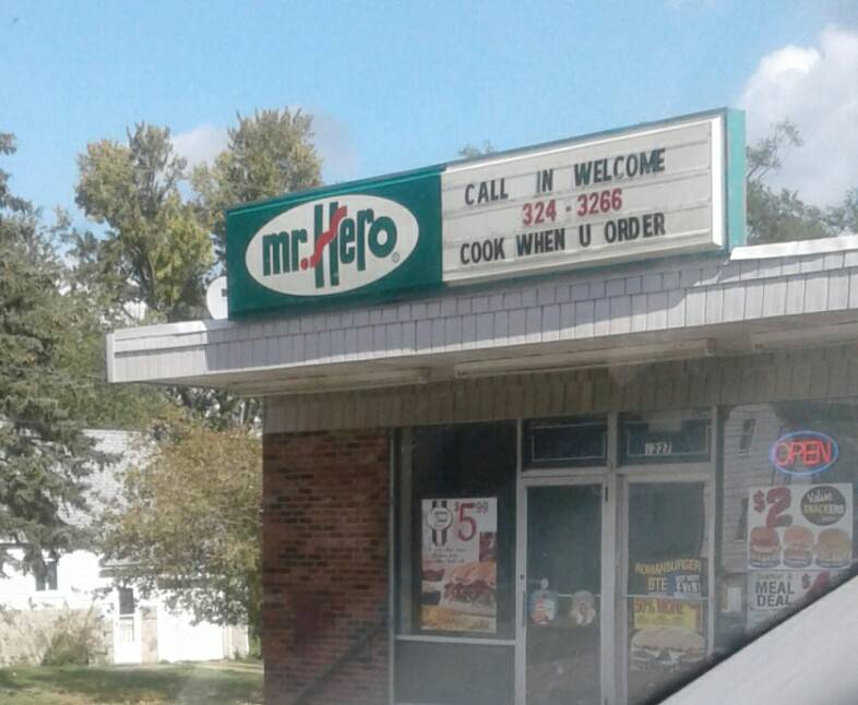 Mr. Hero | meal takeaway | 1227 Lake Ave, Elyria, OH 44035, USA | 4403243266 OR +1 440-324-3266