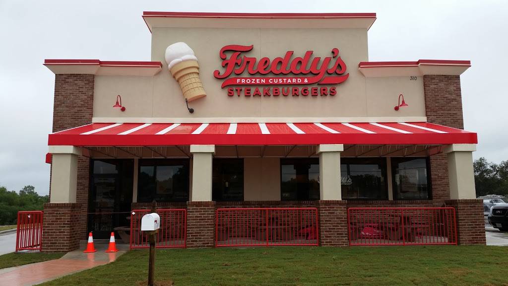 Freddys Frozen Custard & Steakburgers | restaurant | 310 N Interstate 35 Frontage Rd #101, San Marcos, TX 78666, USA | 5123926020 OR +1 512-392-6020