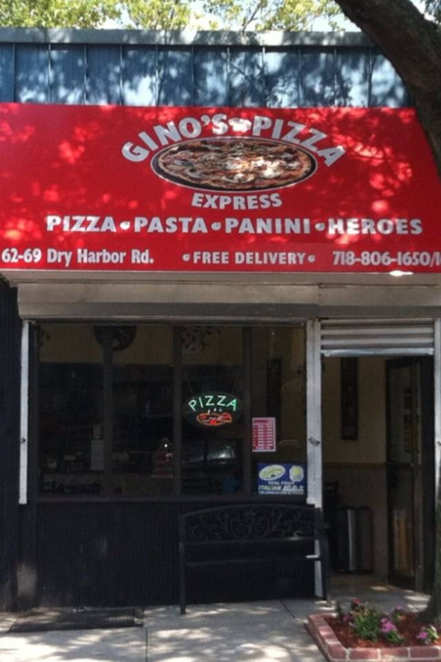 Ginos Express Pizza | restaurant | 62-69 Dry Harbor Rd, Middle Village, NY 11379, USA | 7188061650 OR +1 718-806-1650