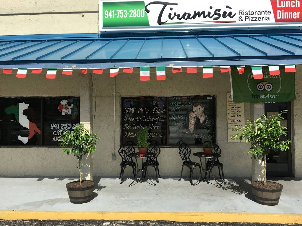 Tiramisu Ristorante Italiano | restaurant | 5215 14th St W, Bradenton, FL 34207, USA | 9417532800 OR +1 941-753-2800