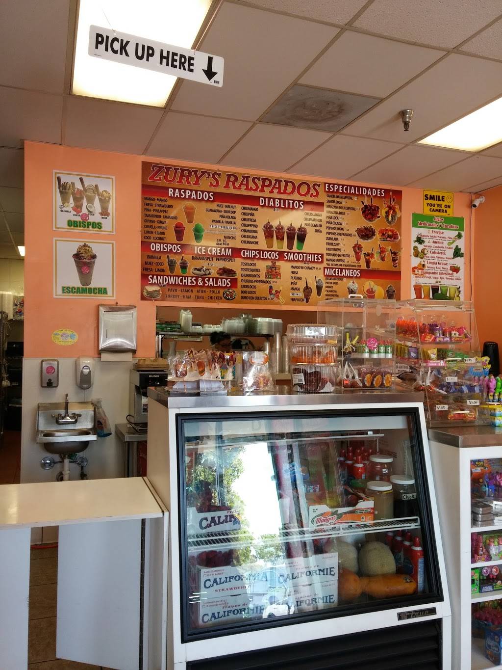 Zurys Raspados | meal takeaway | 8990 Sierra Ave, Fontana, CA 92335, USA | 9097287404 OR +1 909-728-7404
