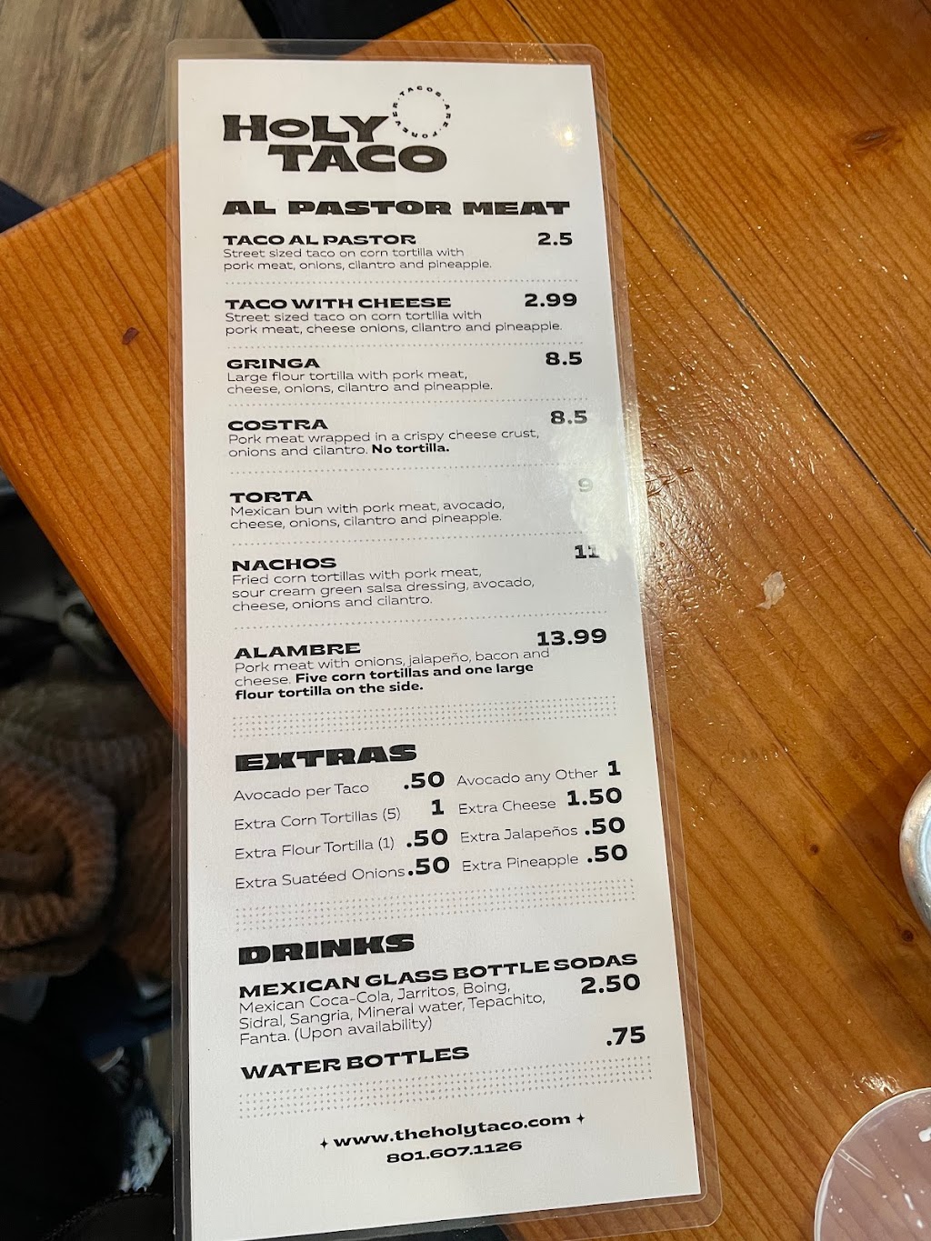 Holy Taco | restaurant | 327 1200 S APT 3, Orem, UT 84058, USA | 8016071126 OR +1 801-607-1126