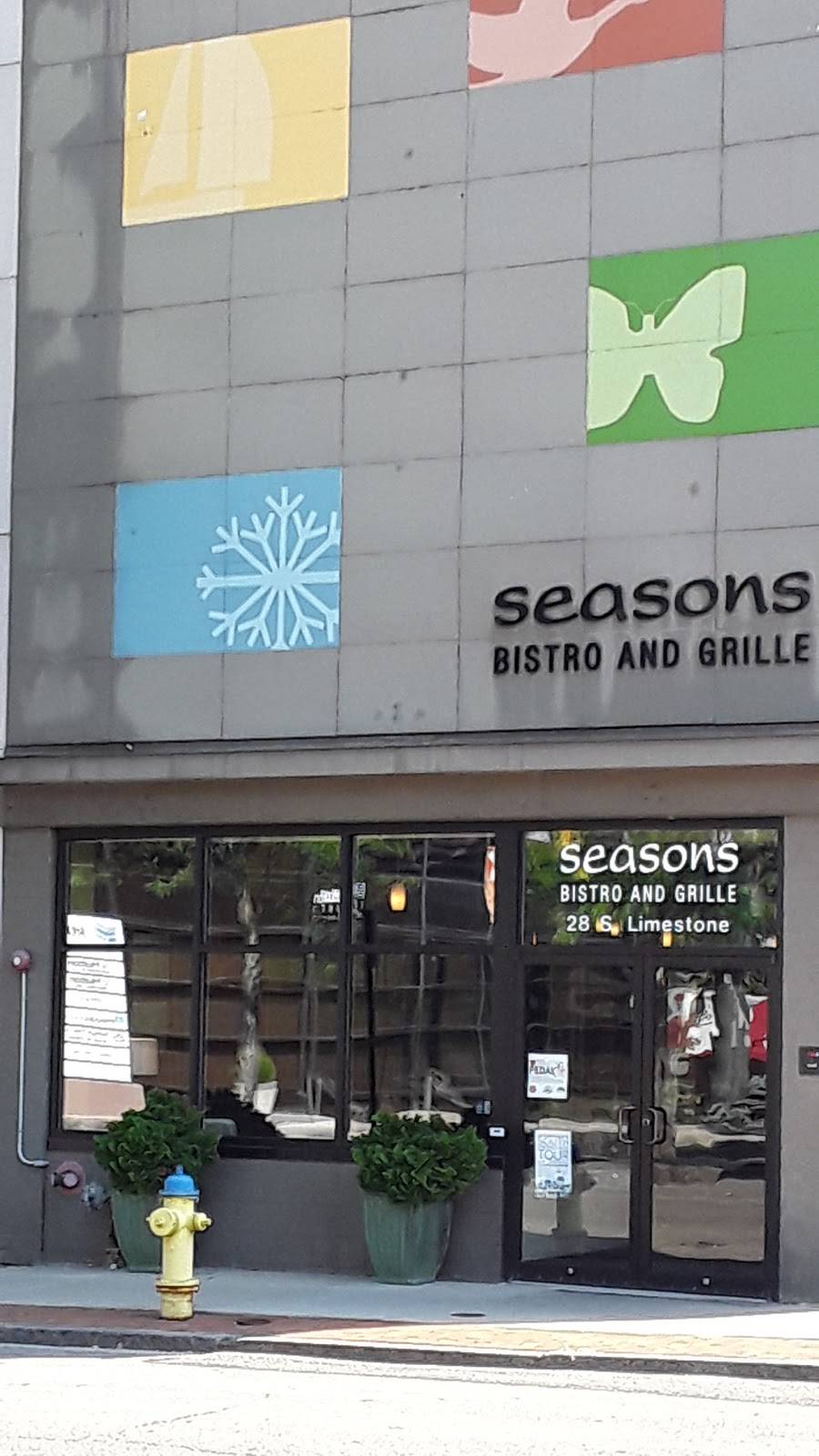 Seasons Bistro and Grille | restaurant | 28 S Limestone St, Springfield, OH 45502, USA | 9375211200 OR +1 937-521-1200