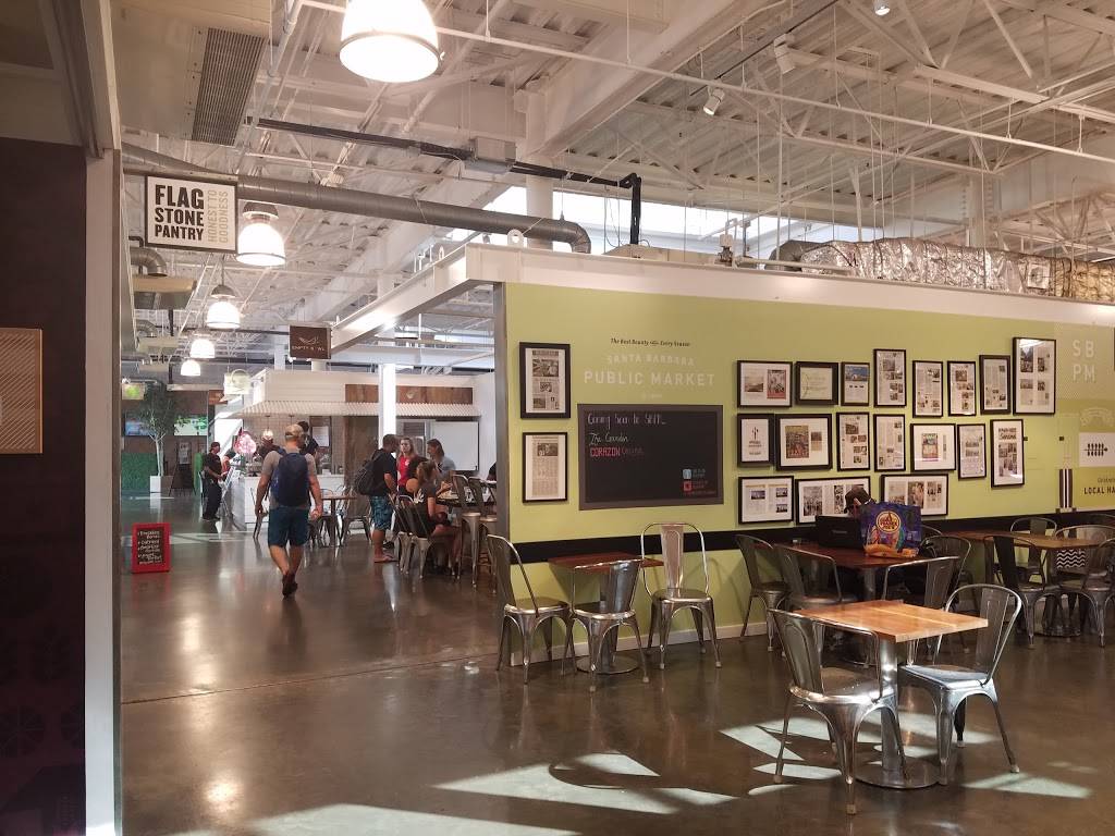 Santa Barbara Public Market | restaurant | 38 W Victoria St, Santa Barbara, CA 93101, USA | 8057707702 OR +1 805-770-7702