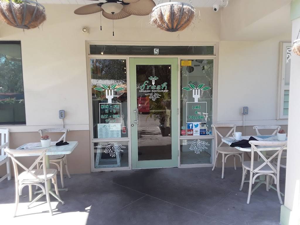 Fresh Organic Restaurant | restaurant | 1880 37th St #5, Vero Beach, FL 32960, USA | 7729251940 OR +1 772-925-1940