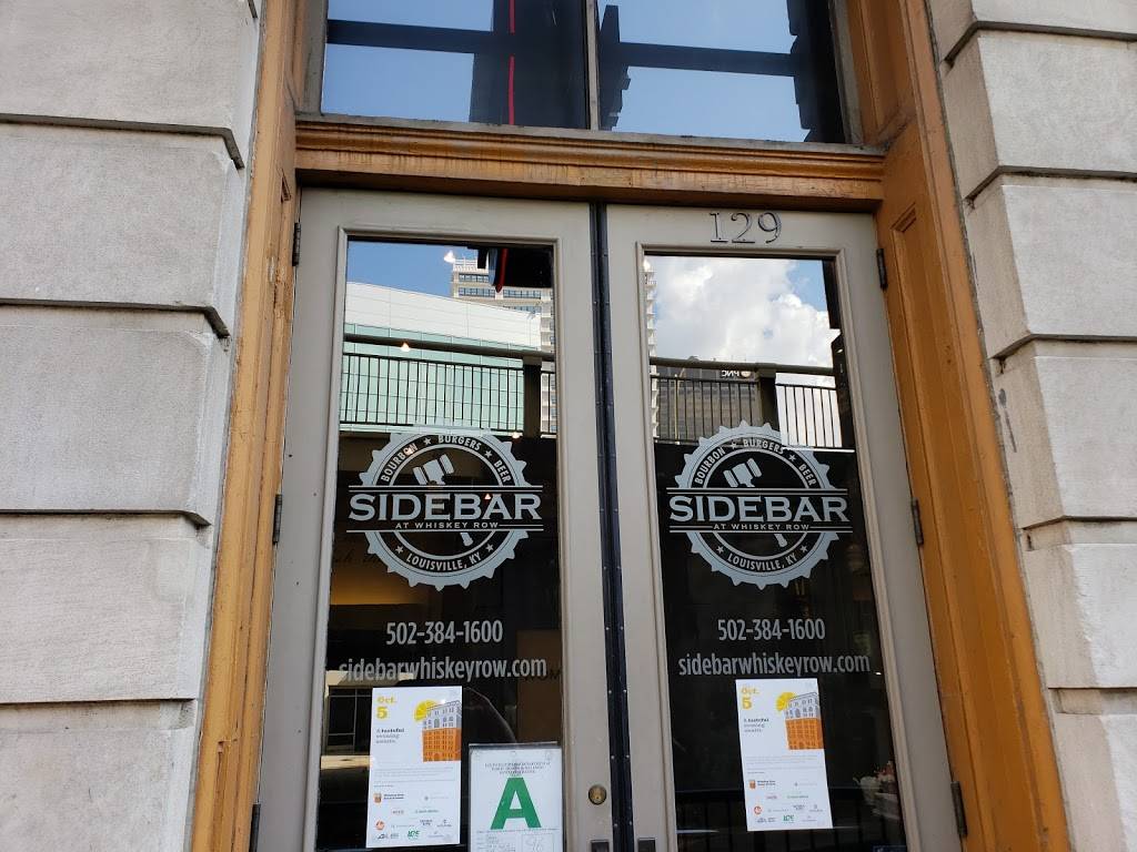Sidebar at Whiskey Row | restaurant | 129 N 2nd St, Louisville, KY 40202, USA | 5023841600 OR +1 502-384-1600