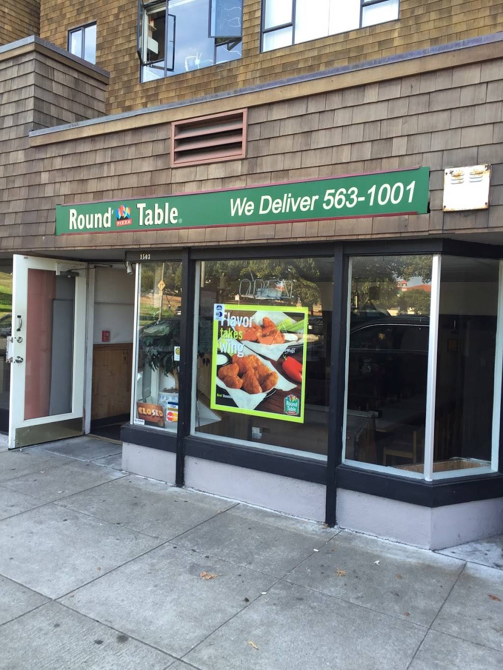 Round Table Pizza | meal delivery | 1503 North Point St, San Francisco, CA 94123, USA | 4155631001 OR +1 415-563-1001