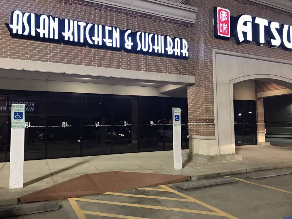 Atsumi Asian Kitchen and Sushi Bar | meal delivery | 17333 Spring Cypress Rd suite h, Cypress, TX 77429, USA | 2812138873 OR +1 281-213-8873