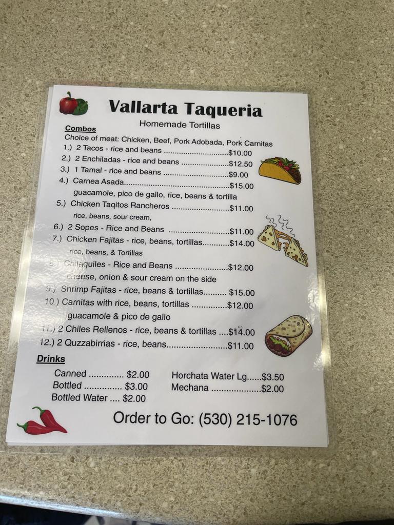 Vallarta Taqueria | restaurant | 983 Lake Blvd Suite A, Redding, CA 96003, USA | 5302151076 OR +1 530-215-1076