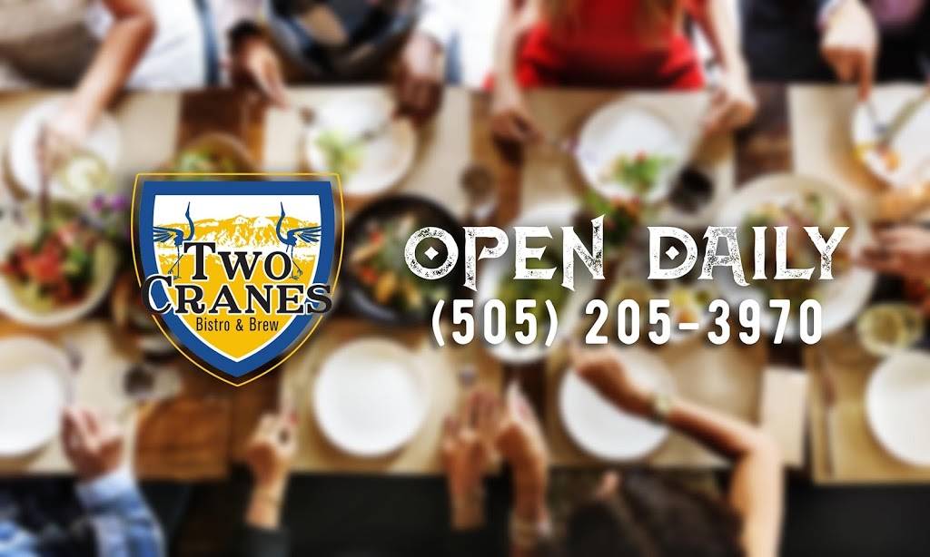 Two Cranes Bistro + Brew | restaurant | 901 Rio Grande Boulevard Northwest Suite A 190 & 192 Suite A 190 & 192, Albuquerque, NM 87104, USA | 5052953970 OR +1 505-295-3970