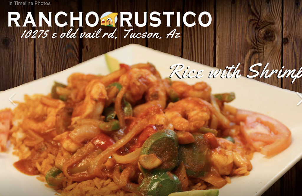 Rancho Rustico Restaurant | restaurant | 10275 E Old Vail Rd, Tucson, AZ 85747, USA | 5205742294 OR +1 520-574-2294