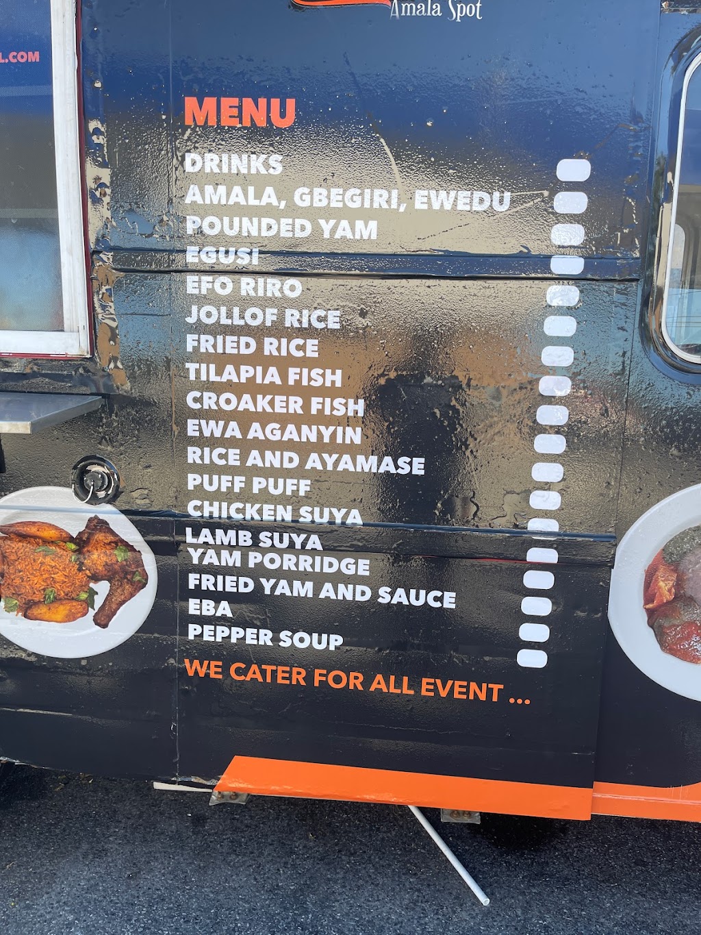 Platinum Amala Spot Food Truck | restaurant | 8535 Liberty Rd, Randallstown, MD 21133, USA | 4433884643 OR +1 443-388-4643