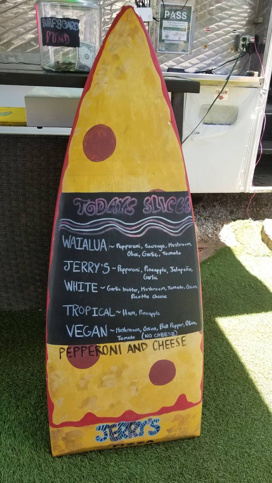 Jerrys Pizza Sharks Cove | restaurant | 57-512 Kamehameha Hwy, Haleiwa, HI 96712, USA | 8086378866 OR +1 808-637-8866