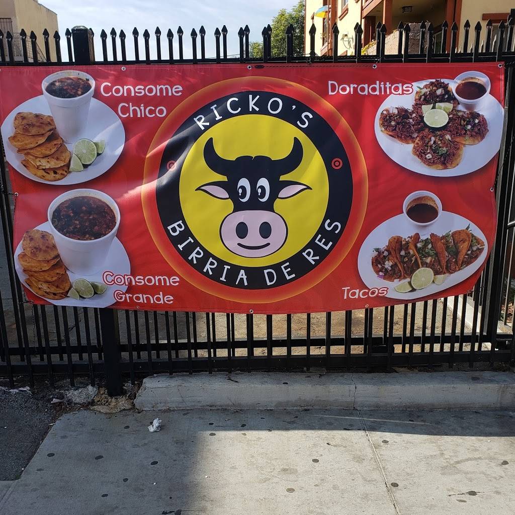 Rickos Birria de Res | restaurant | 5137 S Main St, Los Angeles, CA 90037, USA | 3239730884 OR +1 323-973-0884