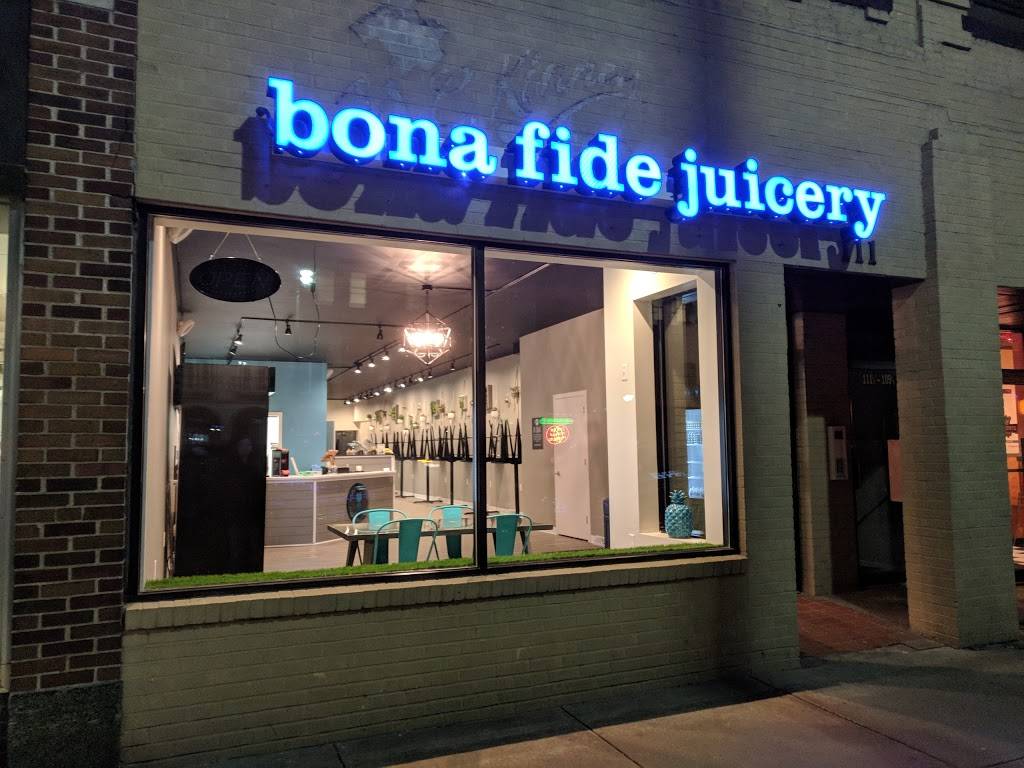 Bona Fide Juicery | restaurant | 111 E College Ave, Appleton, WI 54911, USA | 9207573454 OR +1 920-757-3454