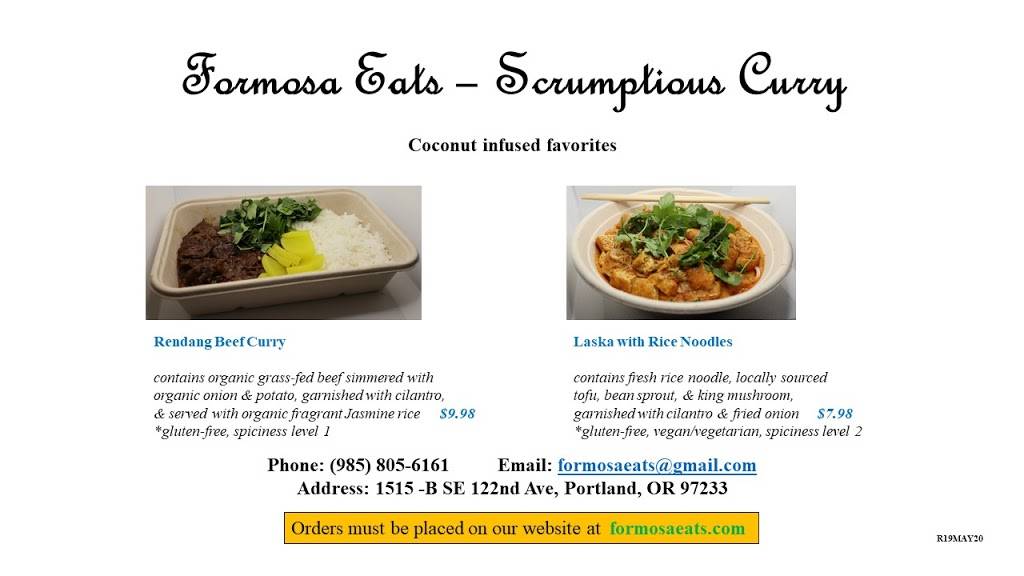 Formosa Eats | restaurant | 1515 -B, SE 122nd Ave, Portland, OR 97233, USA | 9858056161 OR +1 985-805-6161