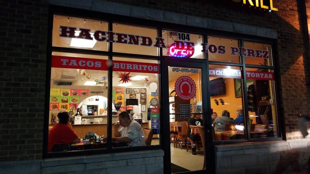 Hacienda De Los Perez Mexican Grill | restaurant | 50 Industrial Dr #104, Gilberts, IL 60136, USA | 8478444191 OR +1 847-844-4191