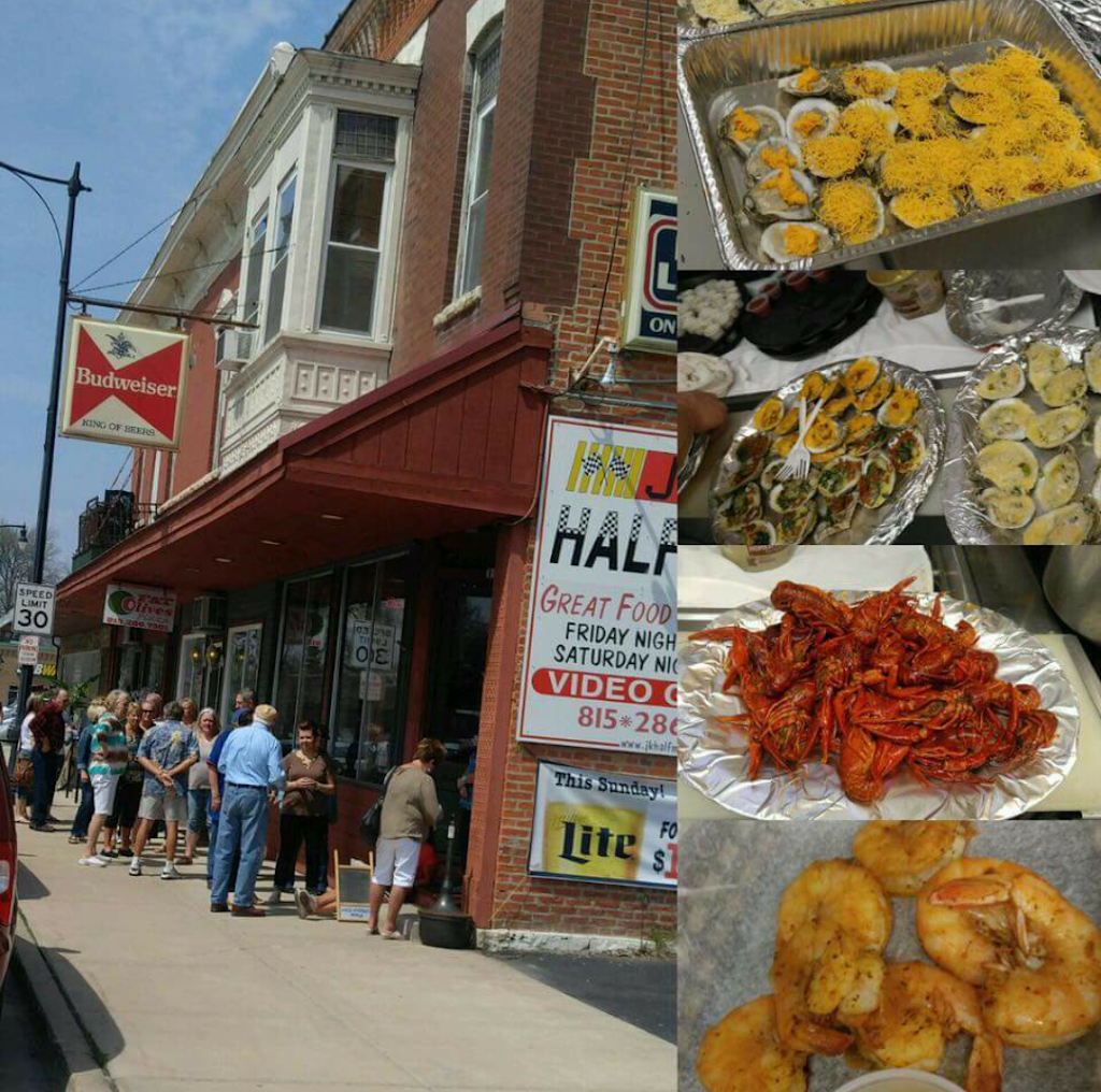 J & Ks Half Moon Tavern | restaurant | 120 W Lincoln Ave, Hinckley, IL 60520, USA | 8152867303 OR +1 815-286-7303