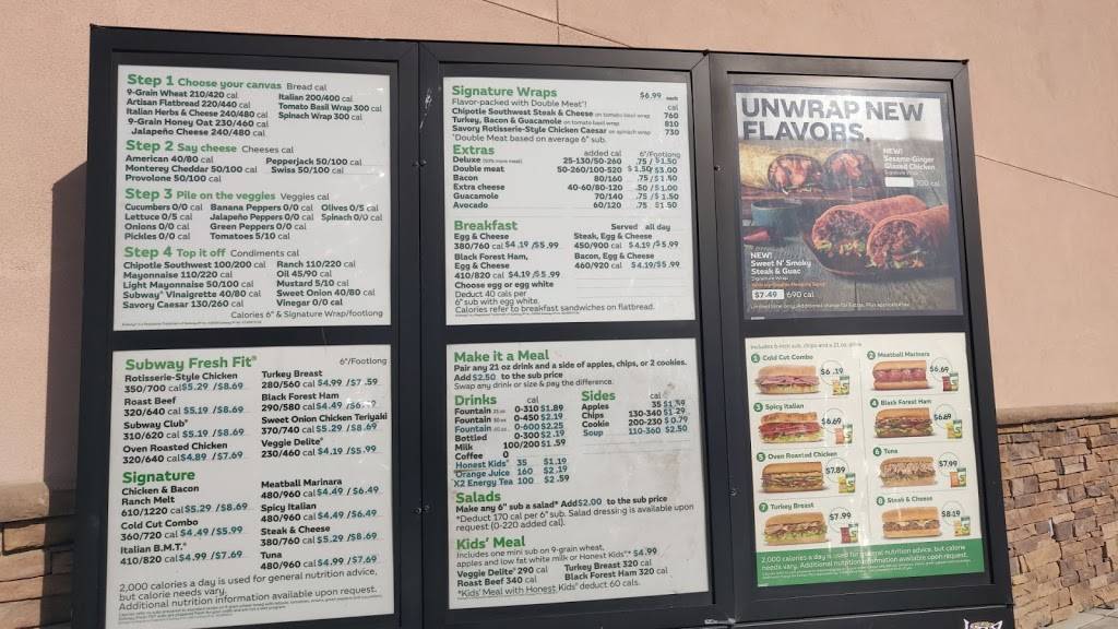 Subway | restaurant | 29727 Stockdale Hwy, Bakersfield, CA 93314, USA | 6617645525 OR +1 661-764-5525
