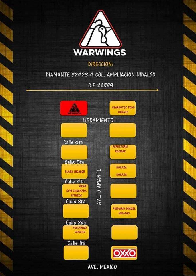 WARWINGS | restaurant | Av. Diamante 2423, Amp. Hidalgo, 22889 Ensenada, B.C., Mexico | 016469770757 OR +52 646 977 0757