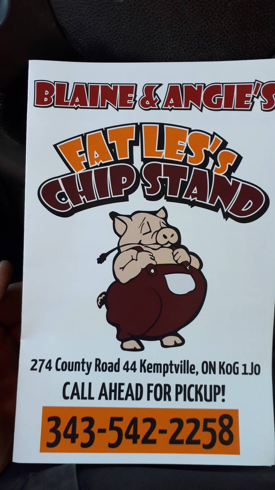 Fat Less Chip Stand | restaurant | 272 44, Kemptville, ON K0G 1J0, Canada | 3435422258 OR +1 343-542-2258