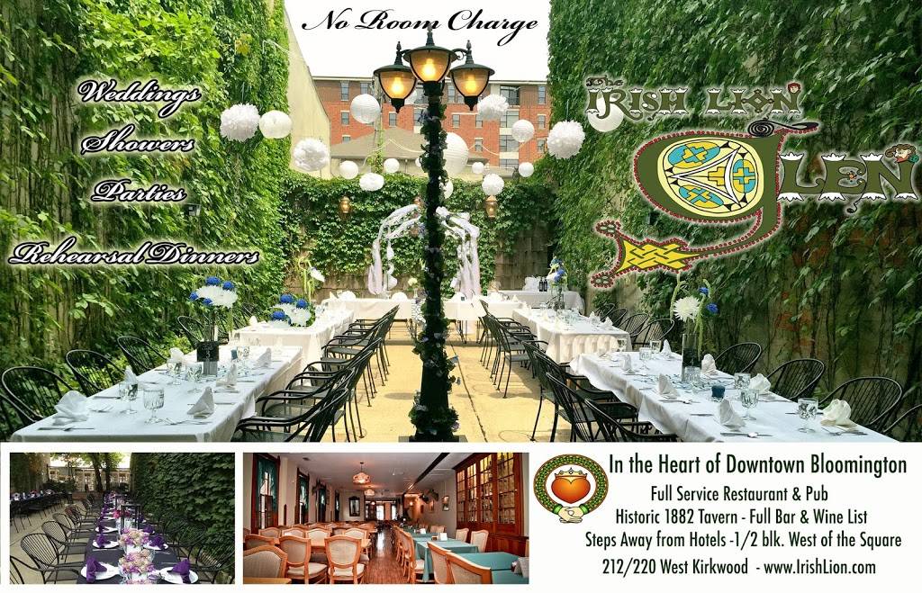 The Irish Lion Glen | restaurant | 220 W Kirkwood Ave, Bloomington, IN 47404, USA | 8123369077 OR +1 812-336-9077