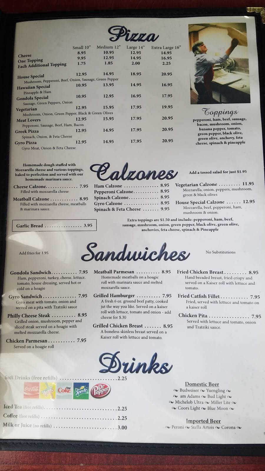 Gondola House Pizza Livingston, TN | restaurant | 615 E Main St, Livingston, TN 38570, USA | 9318239990 OR +1 931-823-9990