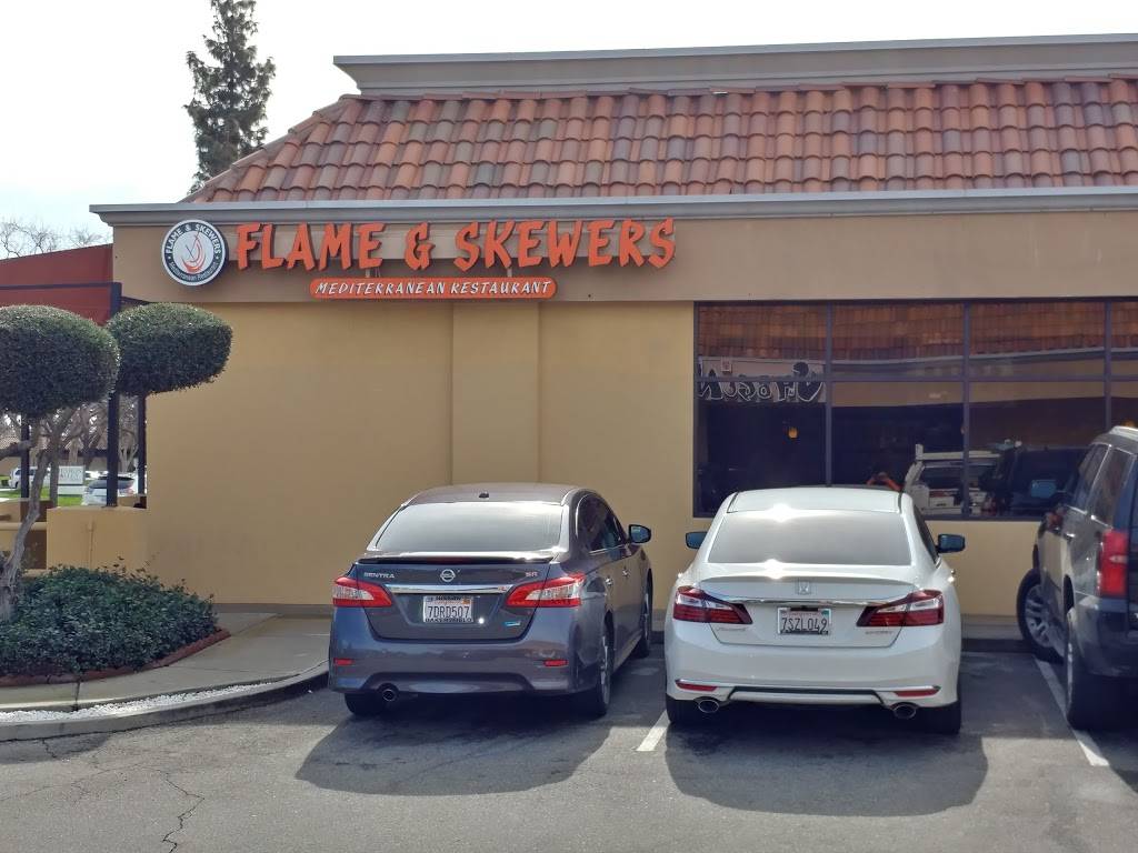 Flame & Skewers Mediterranean Restaurant | restaurant | 5482 California Ave, Bakersfield, CA 93309, USA | 6613281400 OR +1 661-328-1400