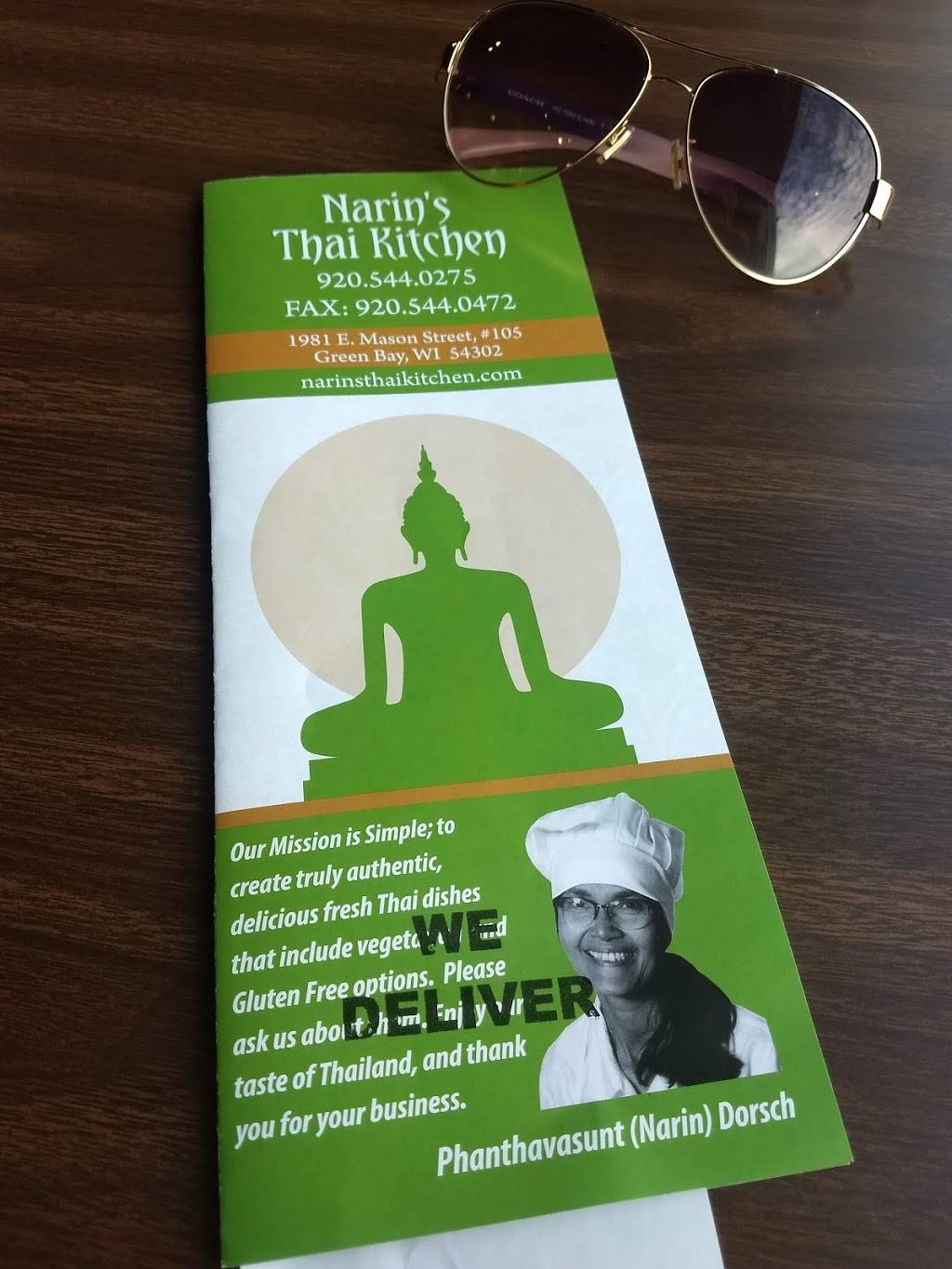 Narins Thai Kitchen | restaurant | 1981 E Mason St #105, Green Bay, WI 54302, USA | 9205440275 OR +1 920-544-0275