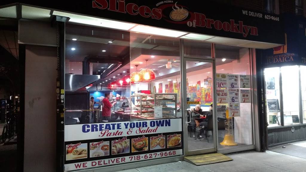 Slices of Brooklyn | meal takeaway | 549 Kings Hwy, Brooklyn, NY 11223, USA | 7186279668 OR +1 718-627-9668