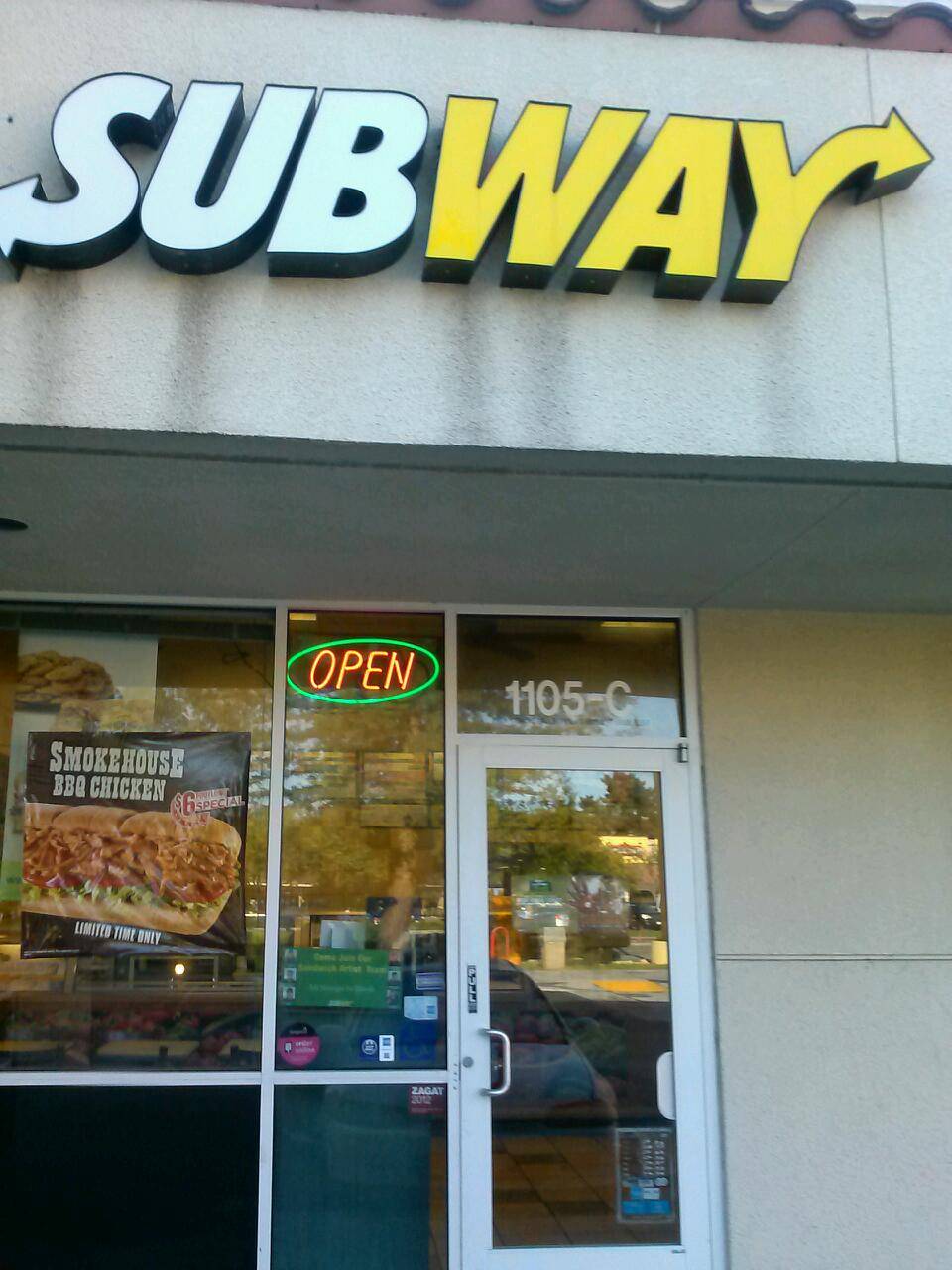 Subway Restaurants | restaurant | 1105-C Veterans Blvd, Redwood City, CA 94063, USA | 6502169300 OR +1 650-216-9300