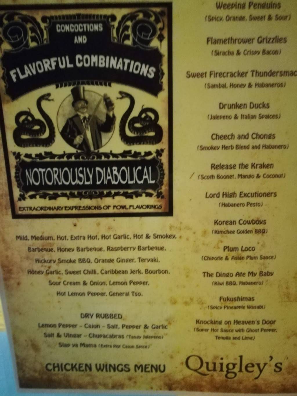 Quigleys Food & Drink | restaurant | 1602, 593 Columbia Turnpike, East Greenbush, NY 12061, USA | 5184772495 OR +1 518-477-2495