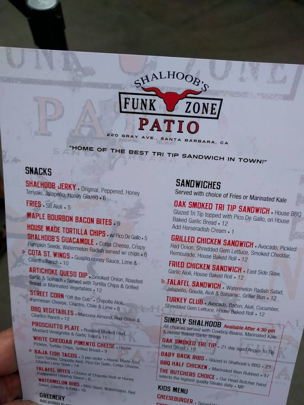Shalhoobs Butcher Shop | restaurant | 220 Gray Ave, Santa Barbara, CA 93101, USA | 8059637733 OR +1 805-963-7733