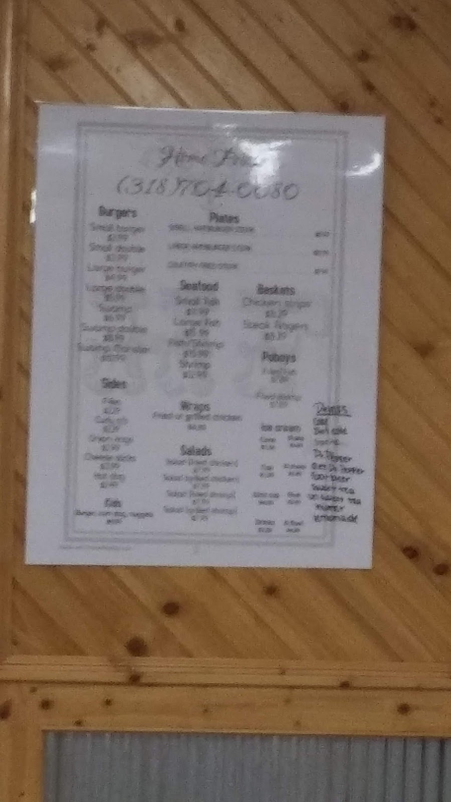 Brian’s Home Folks Diner | restaurant | 1627 LA-115, Deville, LA 71328, USA | 3184270381 OR +1 318-427-0381