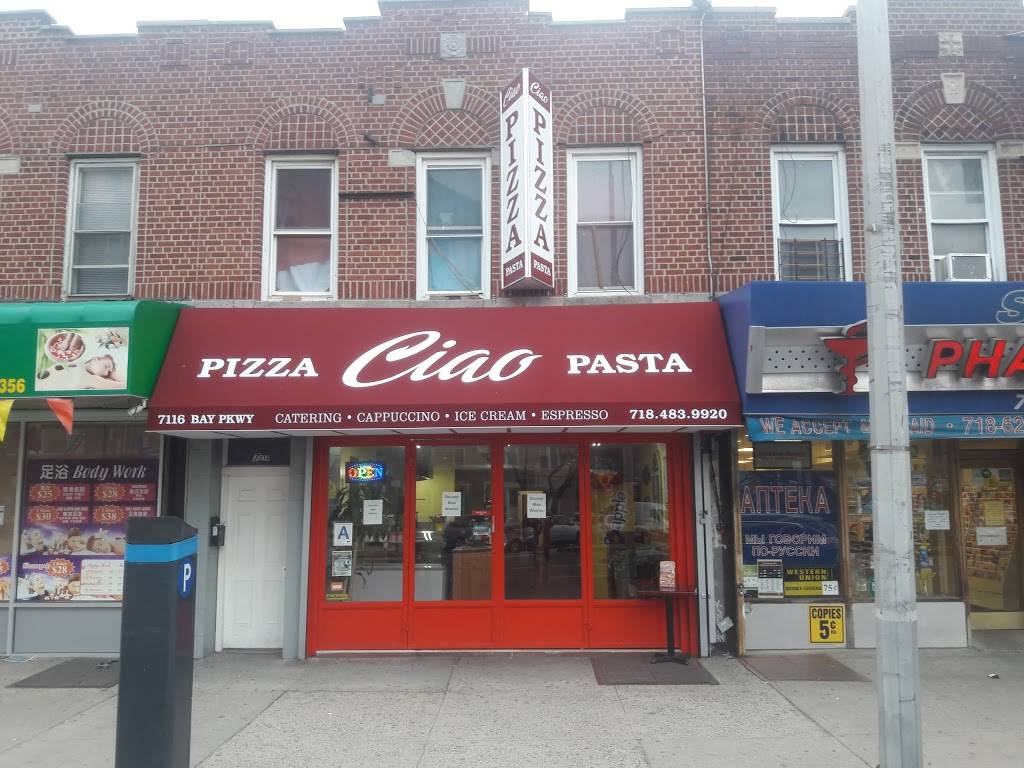 Ciao Pizza Pasta | restaurant | 7116 Bay Pkwy, Brooklyn, NY 11204, USA | 7184839920 OR +1 718-483-9920