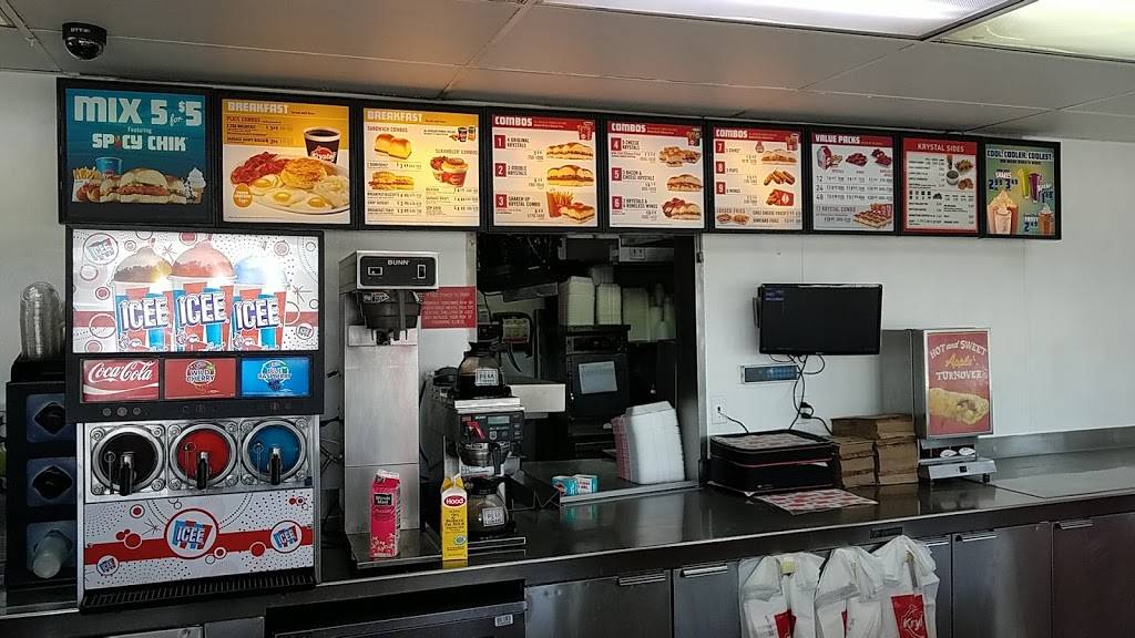 Krystal | restaurant | 1009 Dunn Ave, Jacksonville, FL 32218, USA | 9047510400 OR +1 904-751-0400