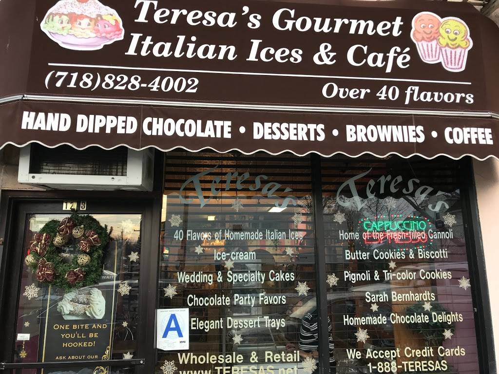 Teresas Gourmet Italian Ices | restaurant | 1298 Crosby Ave, Bronx, NY 10461, USA | 7188284002 OR +1 718-828-4002