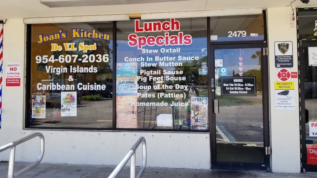 Joans Kitchen De V.I. Spot | restaurant | FL-7 #2479, Lauderhill, FL 33313, USA | 9546072036 OR +1 954-607-2036