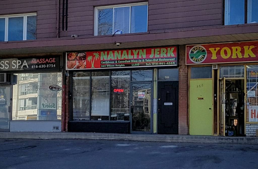 Nanalyn Jerk | restaurant | 564 Wilson Heights Blvd, Toronto, ON M3H 2V8, Canada | 4169014564 OR +1 416-901-4564