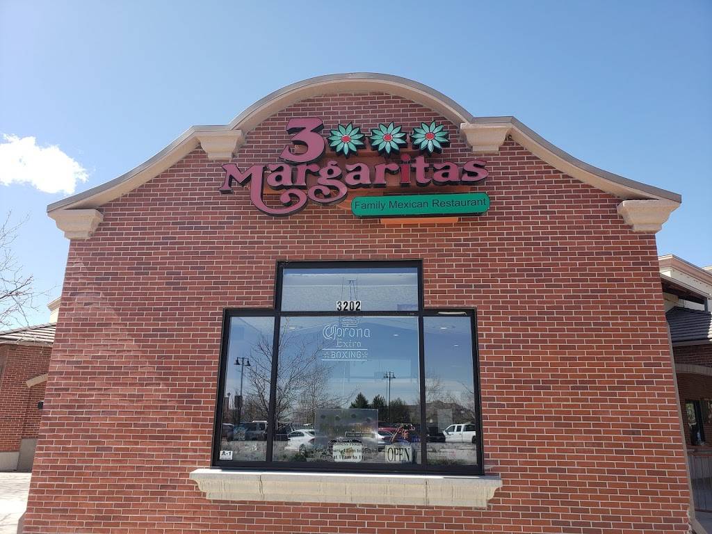 3 Margaritas | restaurant | 3202 E 104th Ave, Thornton, CO 80233, USA | 3032800166 OR +1 303-280-0166