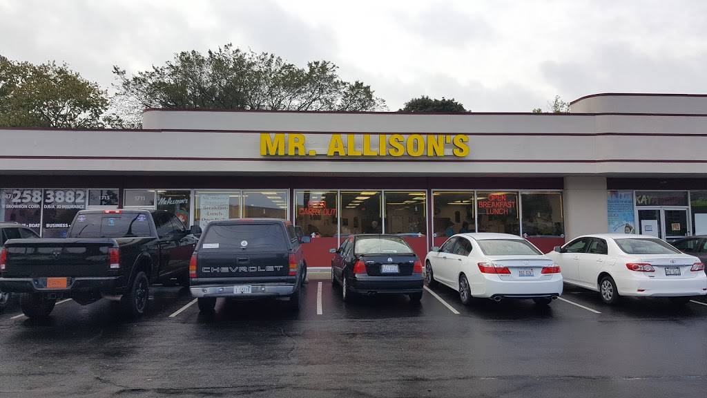 Mr Allisons Restaurant | restaurant | 1711 Central Rd, Arlington Heights, IL 60005, USA | 8472285870 OR +1 847-228-5870