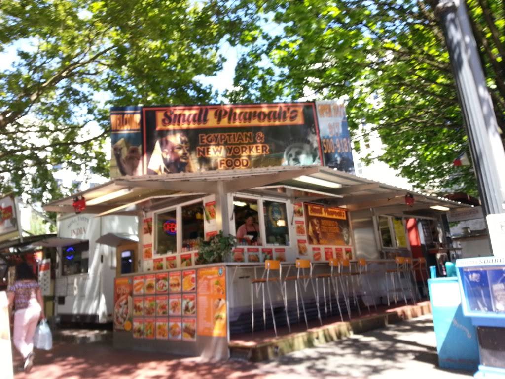 Small Pharaohs Falafel | restaurant | SW Stark St & SW 5th Avenue, Portland, OR 97217, USA | 9175009181 OR +1 917-500-9181